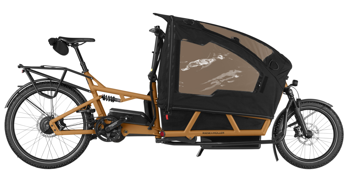Transportowy rower elektryczny cargo Riese & Muller Load 5 75 Vario Peanut Mat
