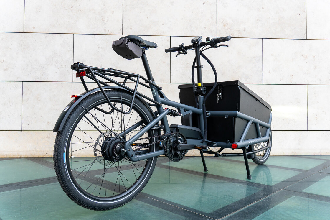 Transportowy rower elektryczny cargo Riese & Muller Load Load 60 Vario 1000Wh Coal grey matt