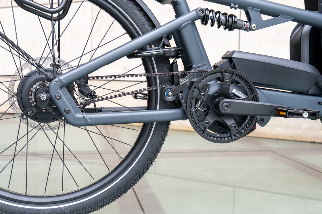 Transportowy rower elektryczny cargo Riese & Muller Load Load 60 Vario 1000Wh Coal grey matt