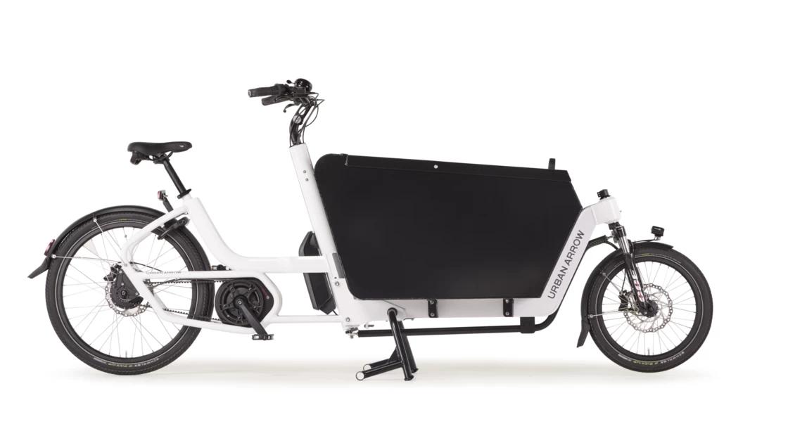 Transportowy rower elektryczny na pasku Urban Arrow Cargo Performance Biały L