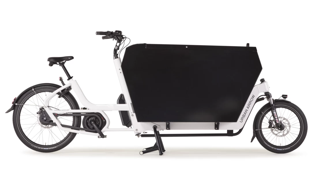 Transportowy rower elektryczny na pasku Urban Arrow Cargo Performance Biały XL