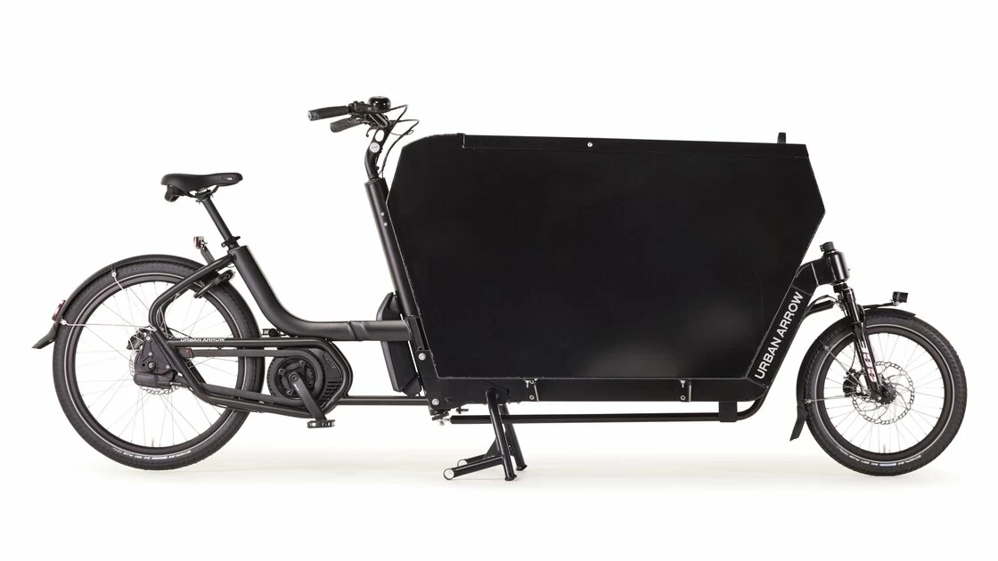 Transportowy rower elektryczny na pasku Urban Arrow Cargo Performance Czarny XL