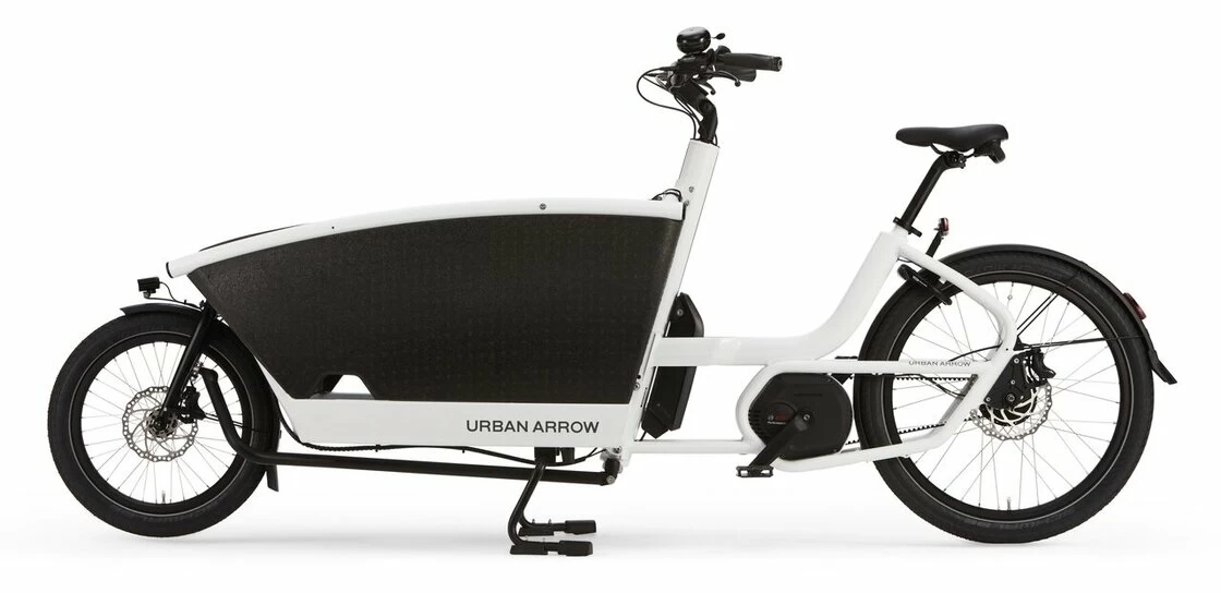 Transportowy rower elektryczny na pasku Urban Arrow Family Performance Plus 500Wh Biały