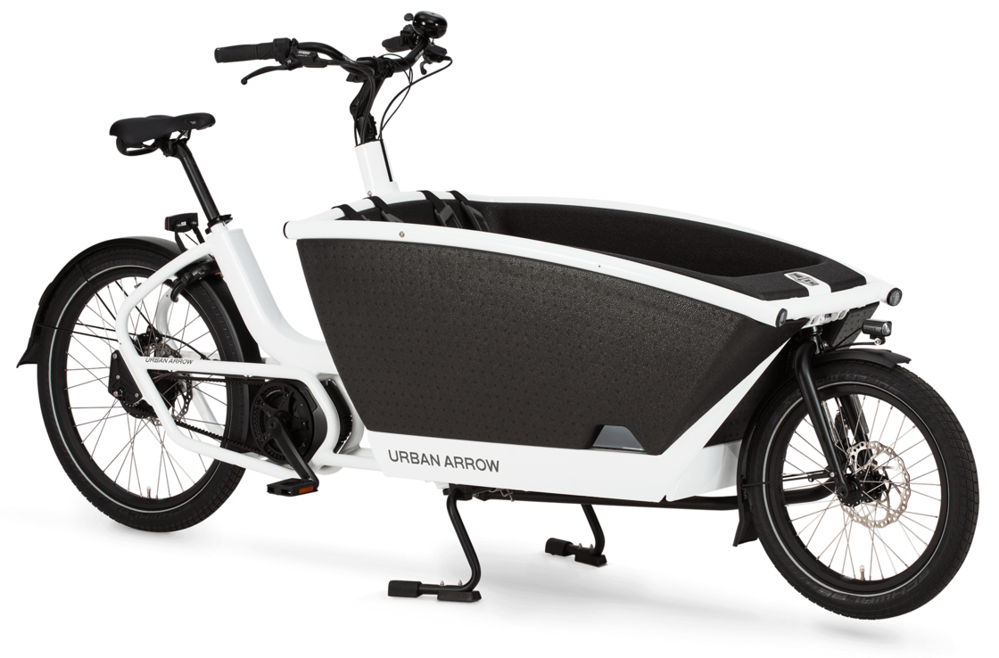 Transportowy rower elektryczny na pasku Urban Arrow Family Performance Plus 545Wh Biały