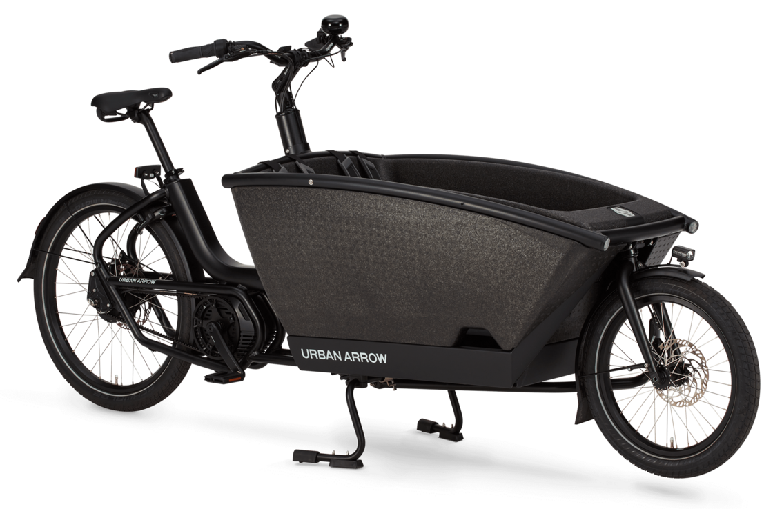 Transportowy rower elektryczny na pasku Urban Arrow Family Performance Plus 545Wh Czarny