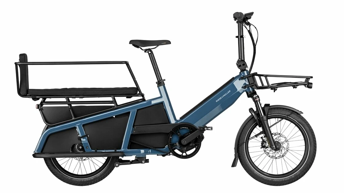 Transportowy rower elektryczny Riese & Muller Multitinker na pasku