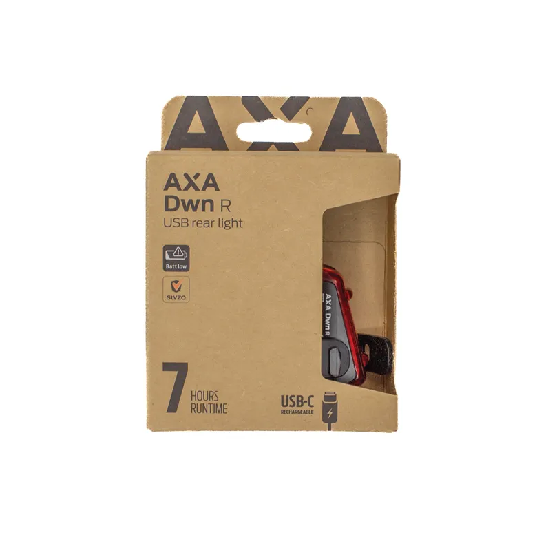Tylna lampka rowerowa AXA Dwn Rear USB