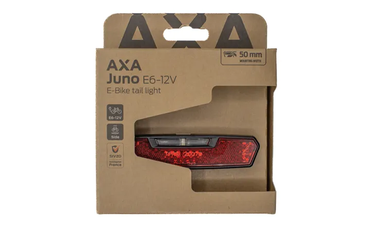 Tylna lampka rowerowa AXA Juno e-bike 6-12V