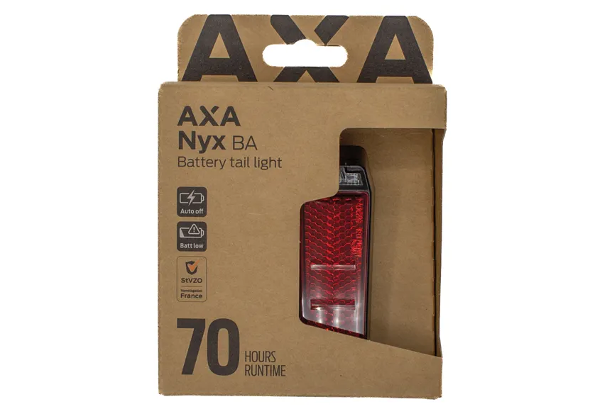 Tylna lampka rowerowa AXA Nyx Auto Off