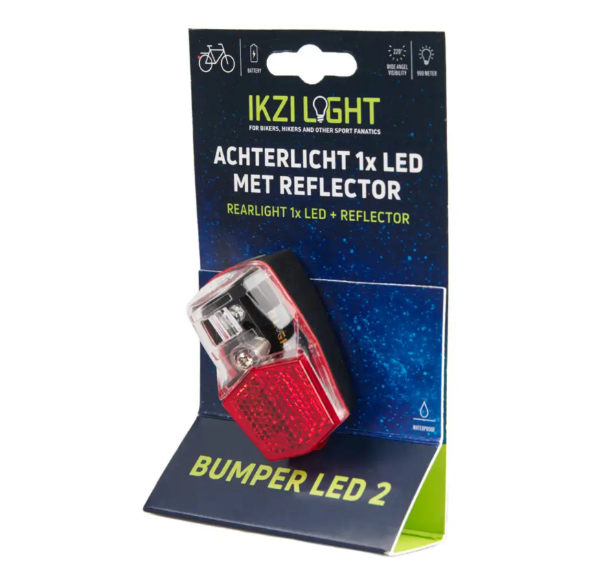 Tylna Lampka rowerowa IKZI Light Bumper LED