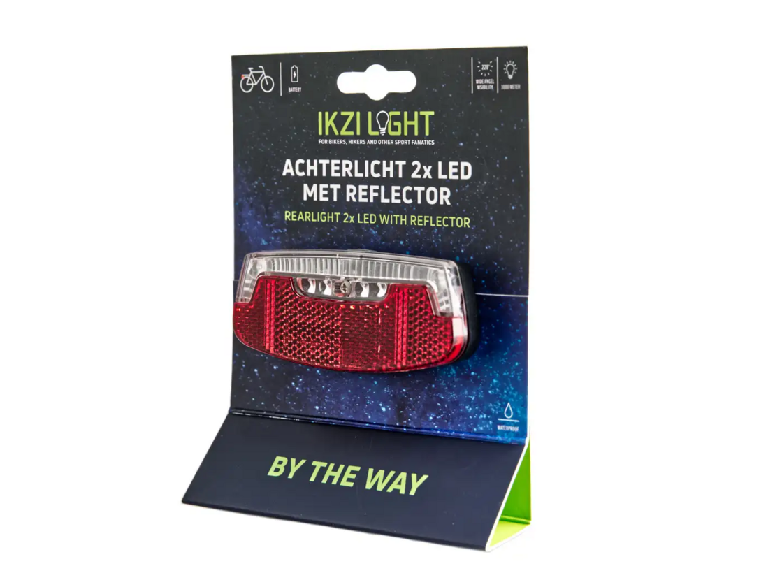 Tylna lampka rowerowa IKZI Light By The Way 80 mm