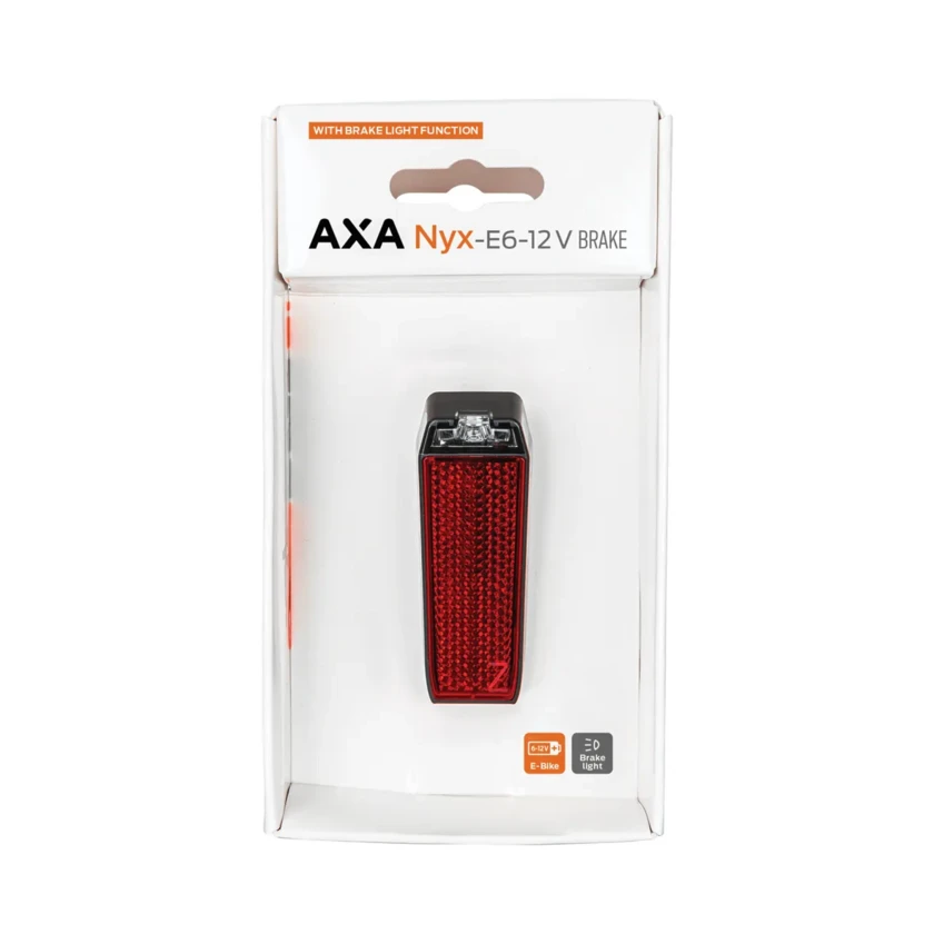 Tylna lampka rowerowa na błotnik Axa Nyx E-Bike 6-12V