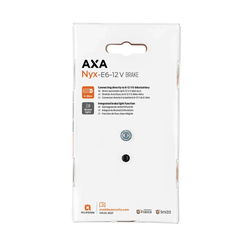 Tylna lampka rowerowa na błotnik Axa Nyx E-Bike 6-12V