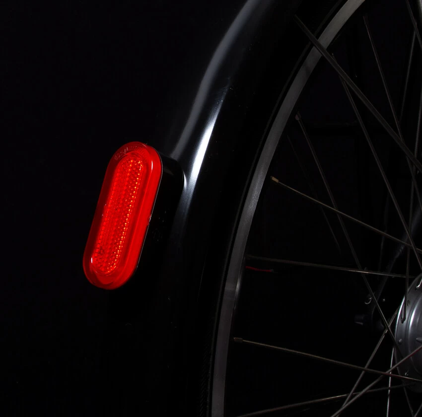 Tylna lampka rowerowa na błotnik Spanninga Halo Guard XE do roweru elektrycznego 6-48v