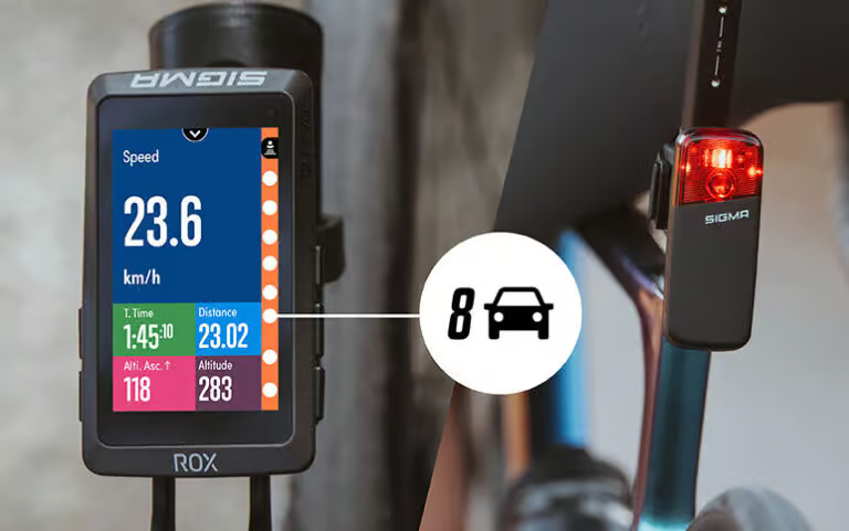 Tylna lampka rowerowa Sigma Reco 80 Link USB