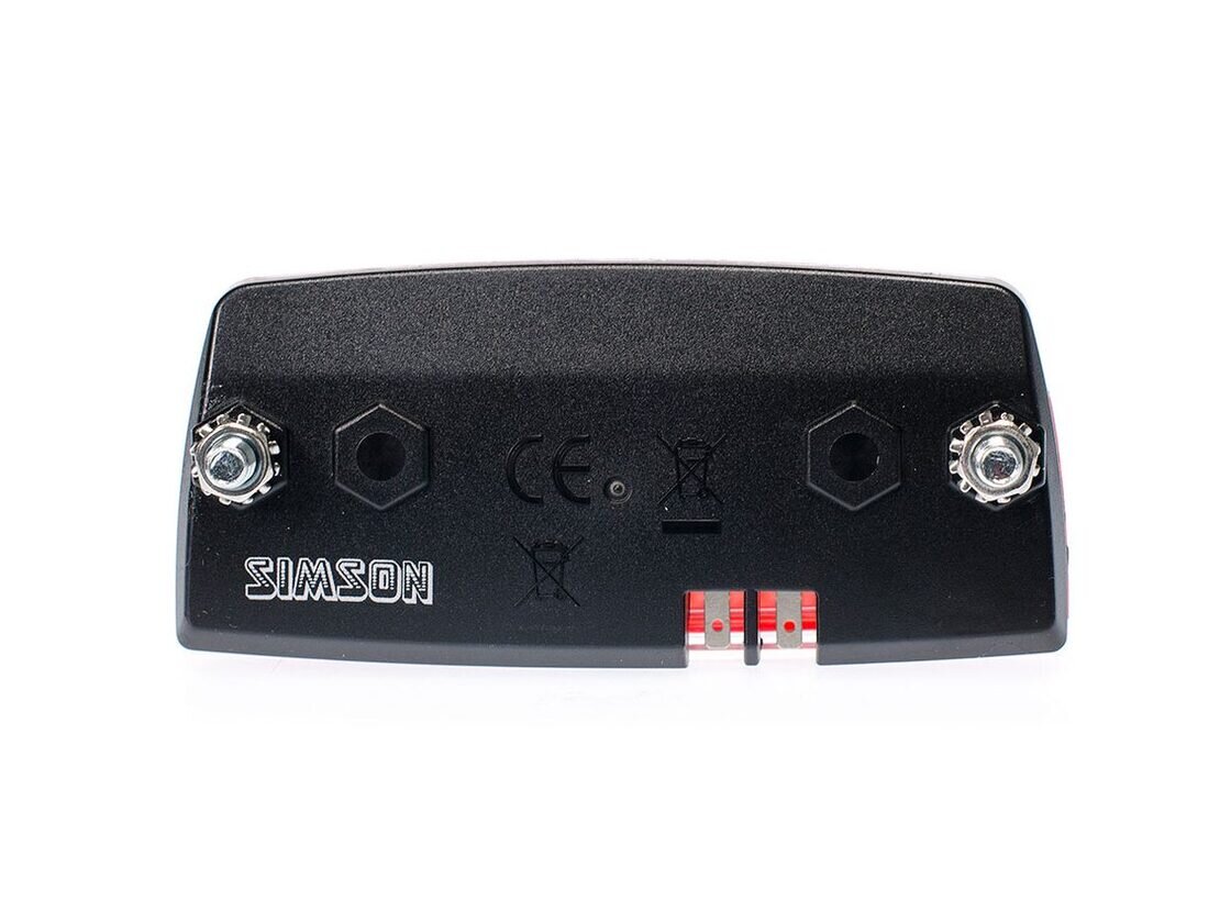 Tylna lampka rowerowa SIMSON Airy 80 mm