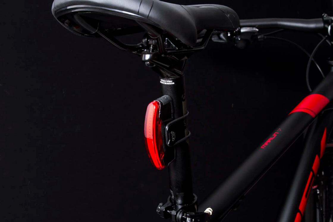 Tylna lampka rowerowa Spanninga Acro Flash USB