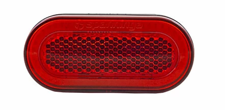 Tylna lampka rowerowa Spanninga Halo XEIw z kierunkowskazem do roweru elektrycznego 6-48v 50mm