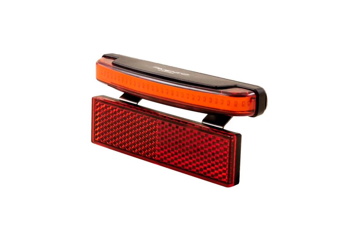 Tylna lampka rowerowa Spanninga Pimento Large e-bike 6-48V XEr + odblask Spanninga RR02