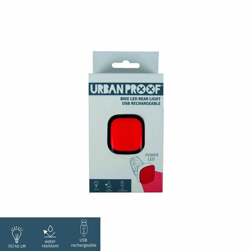 Tylna lampka rowerowe Urban Proof Bike LED Rear Light USB 