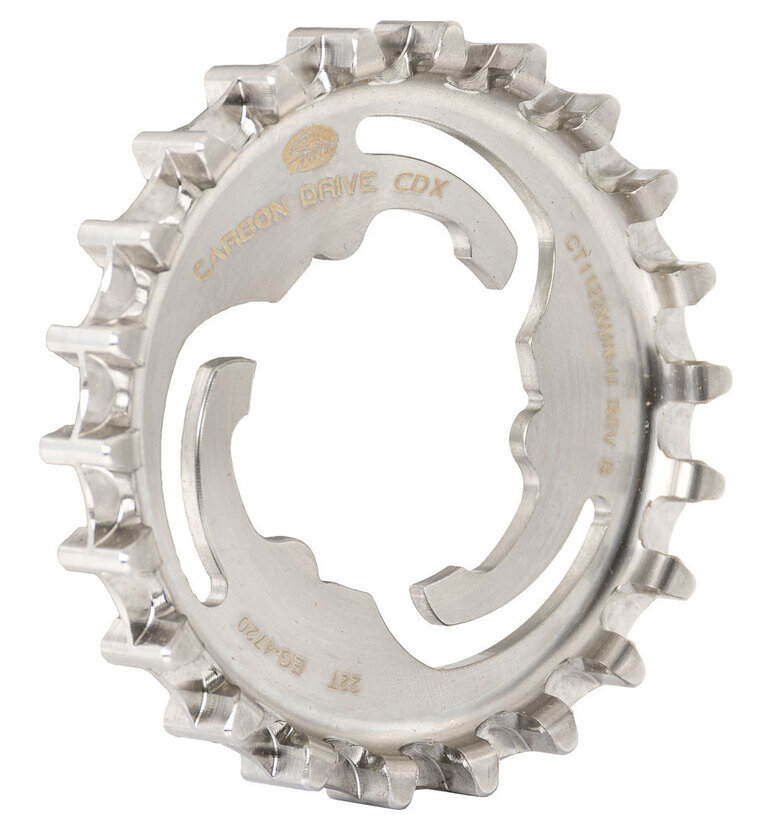 Tylna zębatka Gates Carbon Drive CDX Shimano Nexus 22T SureFit RVS 22T Silver