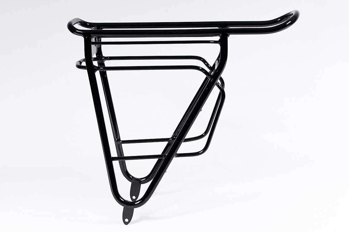 Tylny bagażnik Gazelle Black; czarny (mniejszy rozmiar)