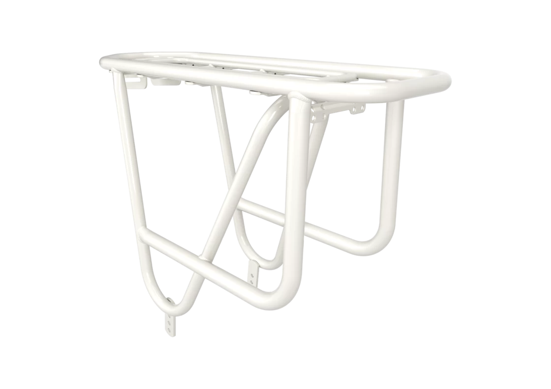 Tylny bagażnik rowerowy Gazelle Miss Grace Ivory White