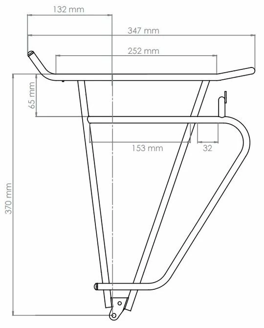 Tylny bagażnik rowerowy Tubus Cosmo 26”/28