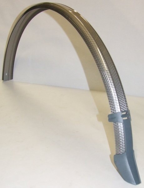 Tylny błotnik Gazelle PR E61 28" Chrom