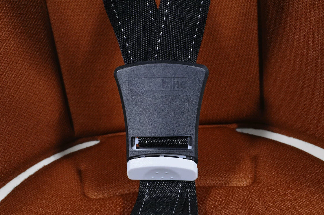 Tylny fotelik rowerowy Bobike Maxi Exclusive do ramy / na bagażnik Denim Deluxe