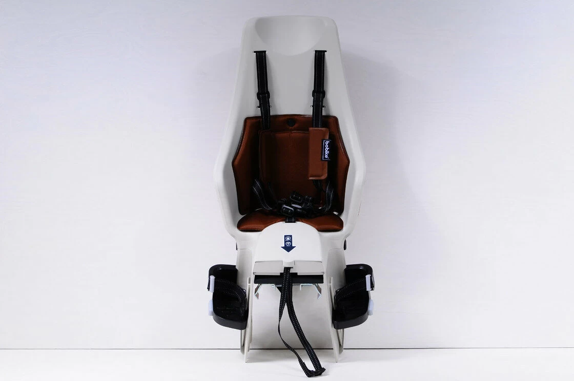 Tylny fotelik rowerowy Bobike Maxi Exclusive PLUS na bagażnik Cinnamon Brown