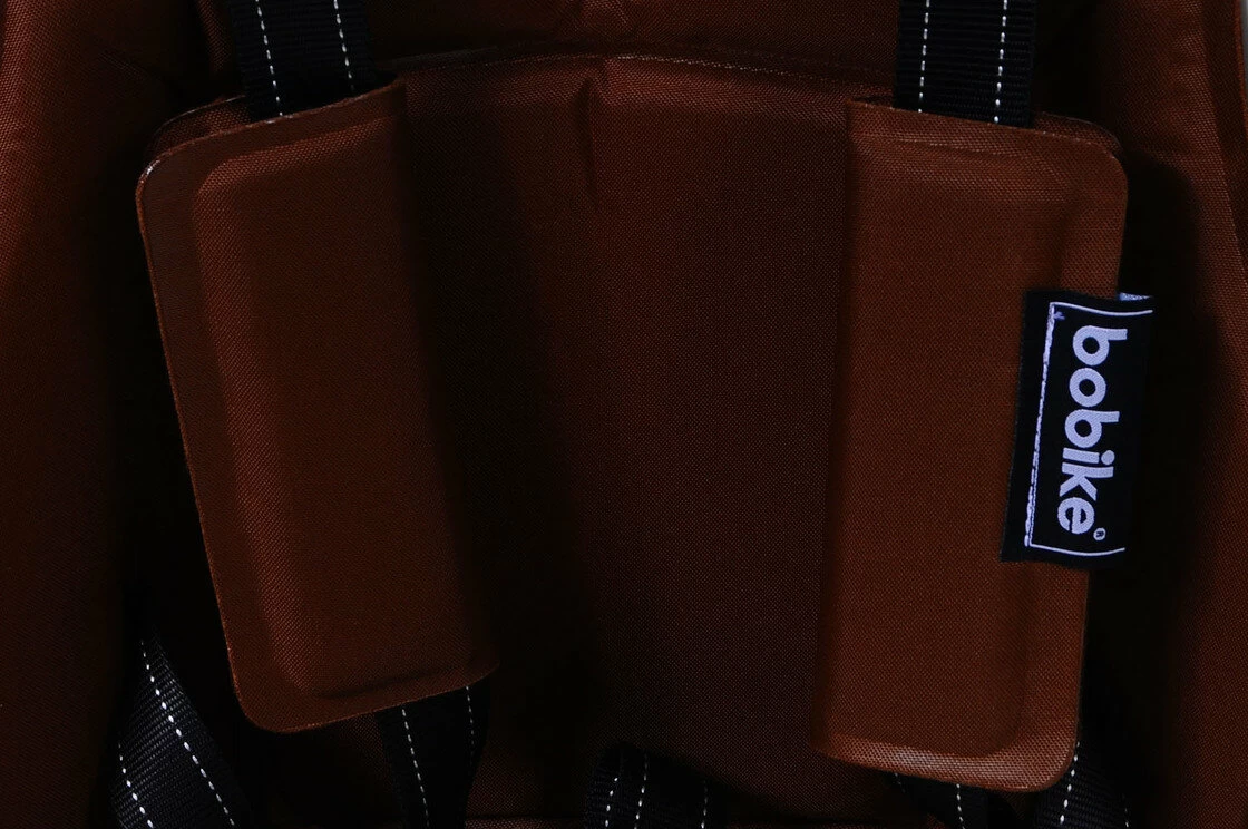 Tylny fotelik rowerowy Bobike Maxi Exclusive PLUS na bagażnik Cinnamon Brown