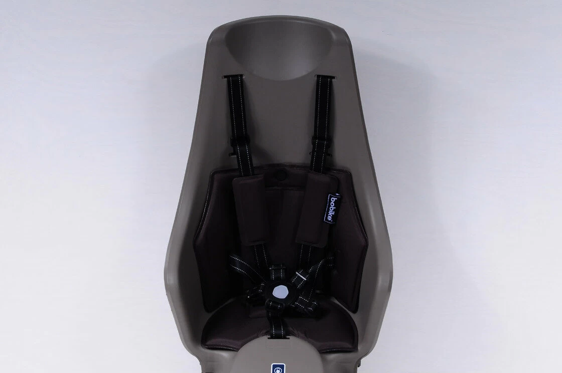 Tylny fotelik rowerowy Bobike Maxi Exclusive PLUS na bagażnik Tofee Brown