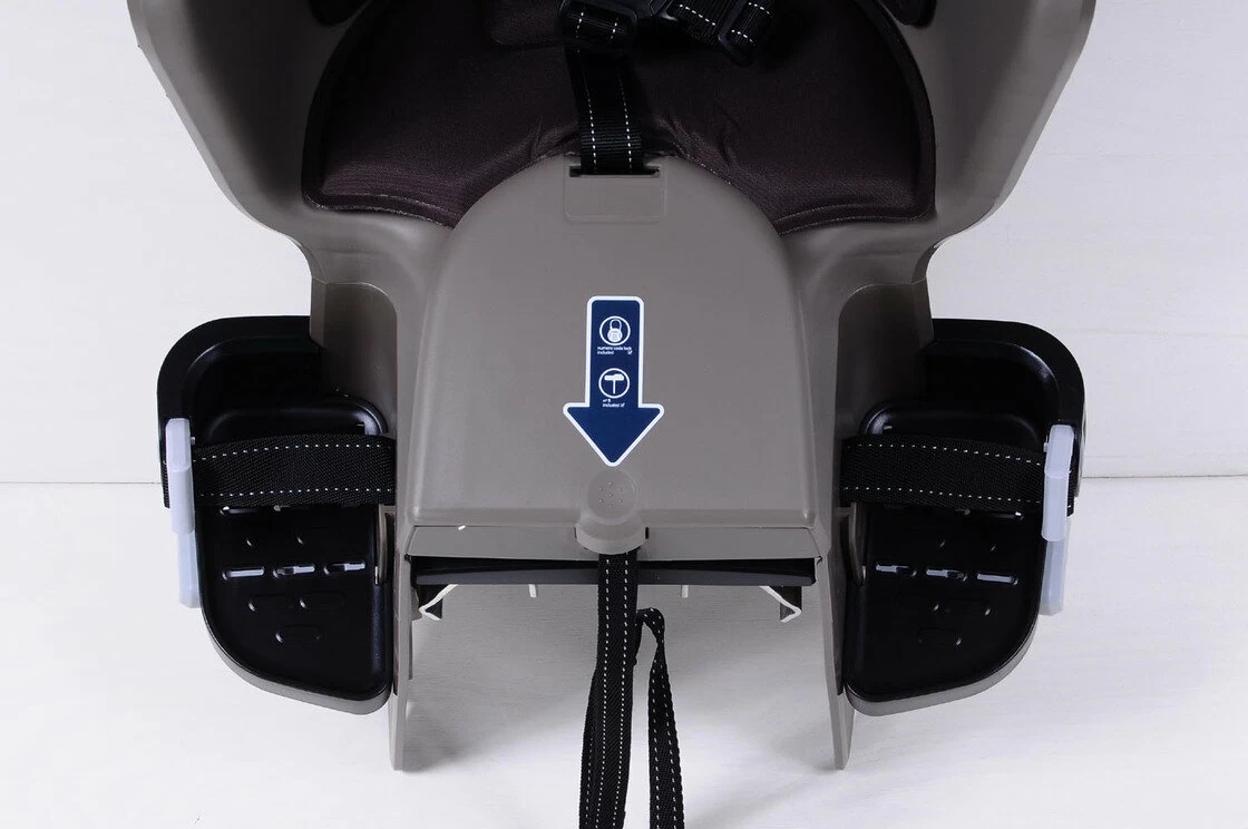 Tylny fotelik rowerowy Bobike Maxi Exclusive PLUS na bagażnik Tofee Brown