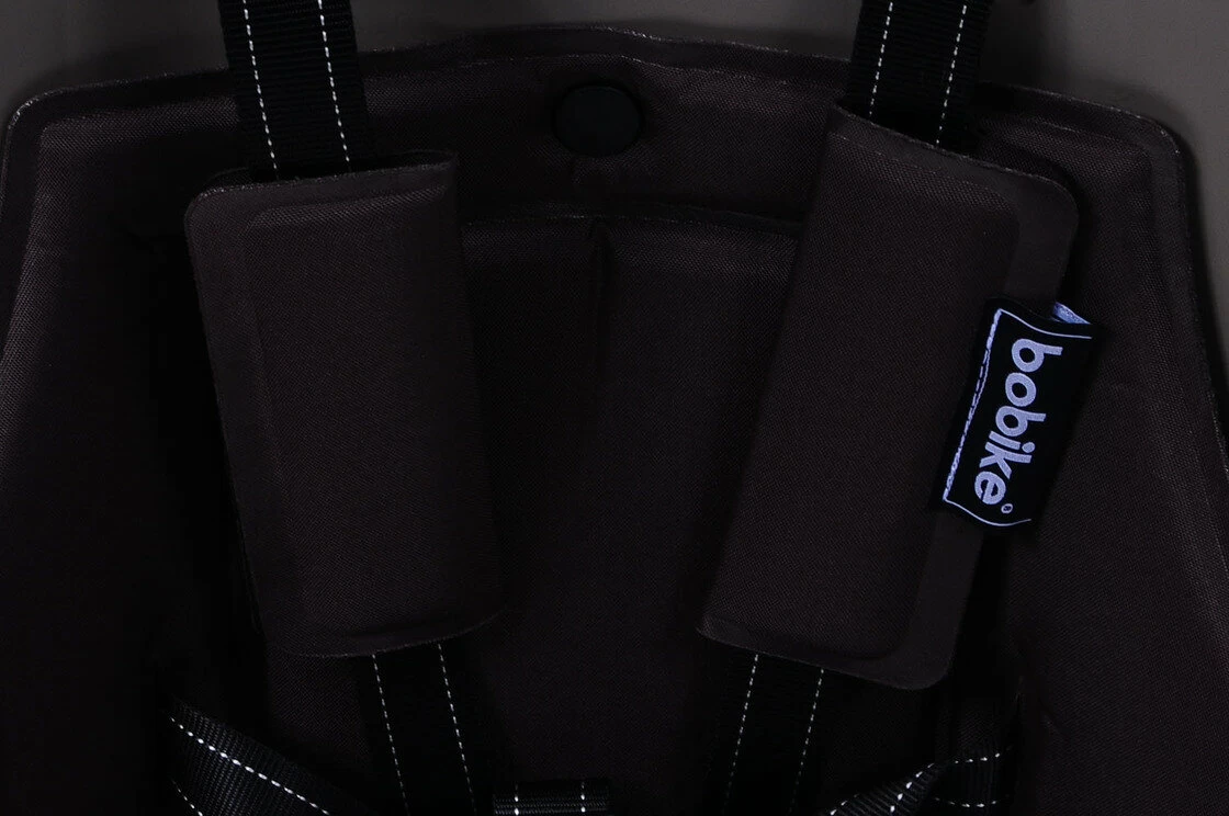 Tylny fotelik rowerowy Bobike Maxi Exclusive PLUS na bagażnik Tofee Brown