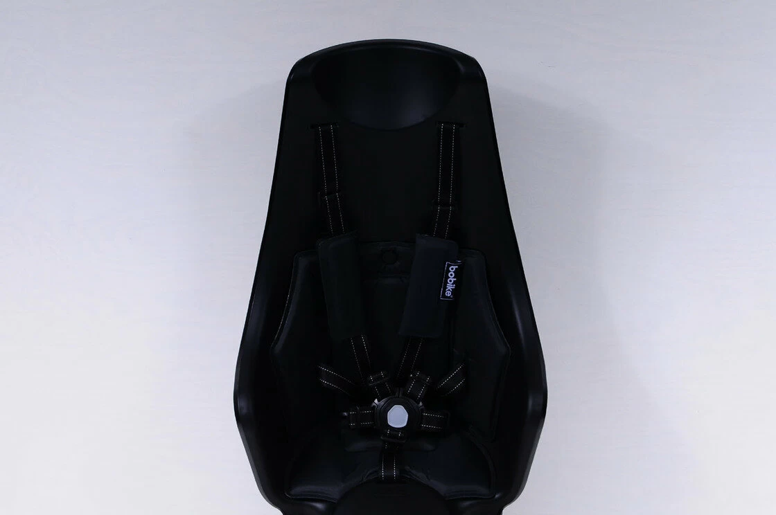 Tylny fotelik rowerowy Bobike Maxi Exclusive PLUS na bagażnik Urban Black