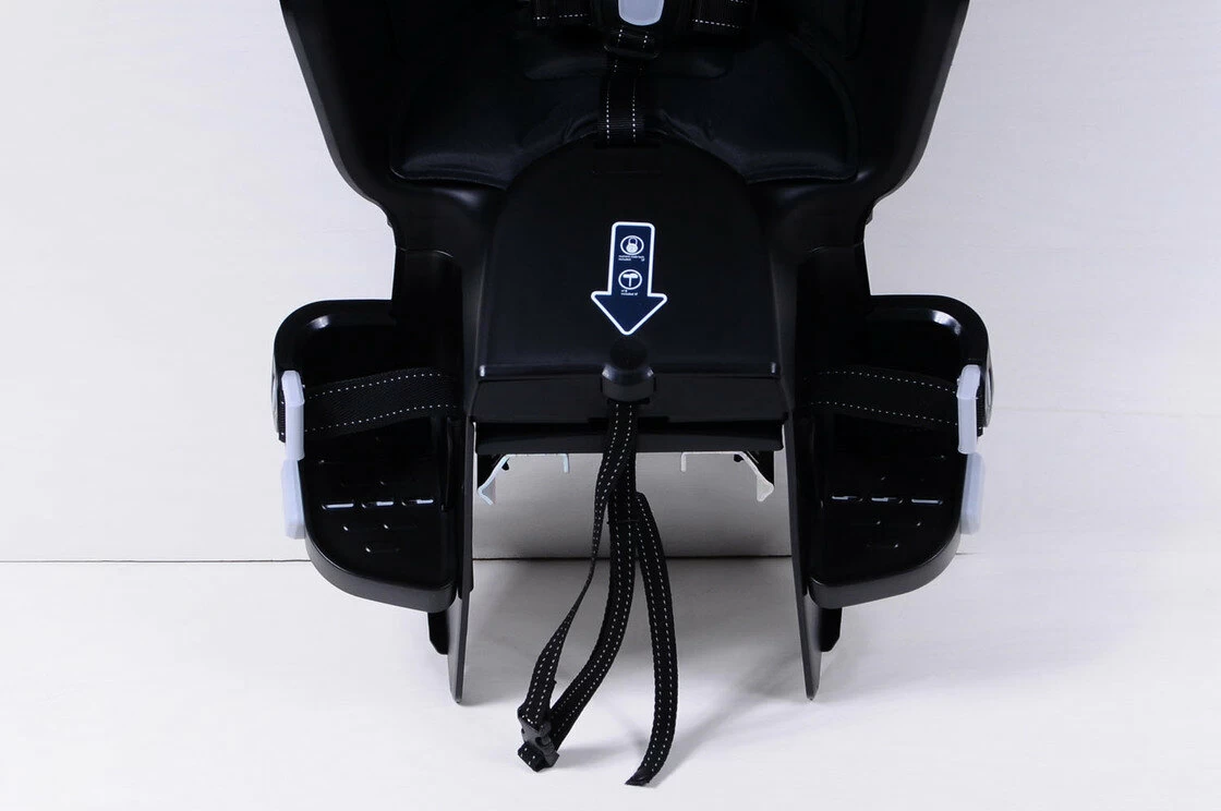 Tylny fotelik rowerowy Bobike Maxi Exclusive PLUS na bagażnik Urban Black