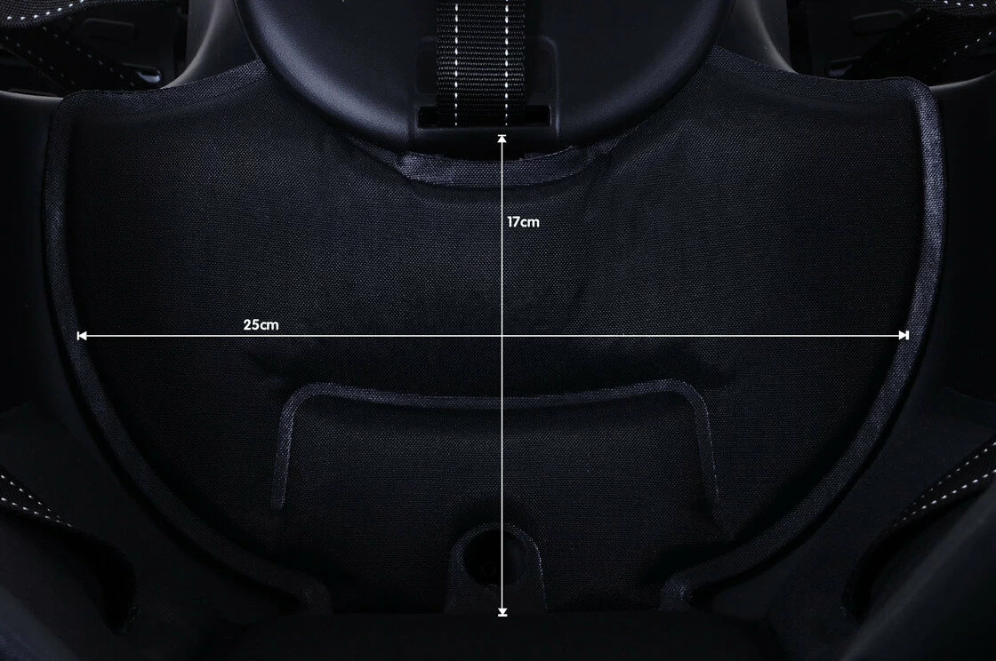 Tylny fotelik rowerowy Bobike Maxi Exclusive PLUS na bagażnik Urban Black