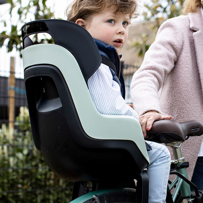 Tylny fotelik rowerowy Bobike Maxi Go - do ramy Peppermint