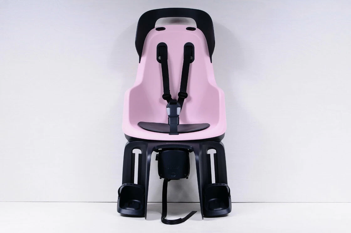 Tylny fotelik rowerowy Bobike Maxi Go - do ramy Cotton Candy Pink