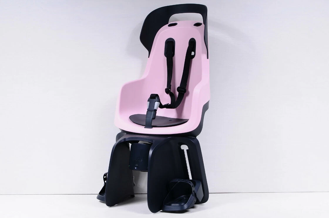 Tylny fotelik rowerowy Bobike Maxi Go - do ramy Cotton Candy Pink