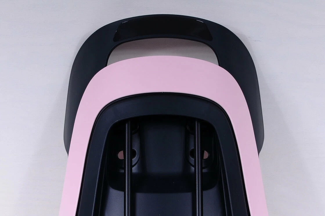 Tylny fotelik rowerowy Bobike Maxi Go - do ramy Cotton Candy Pink
