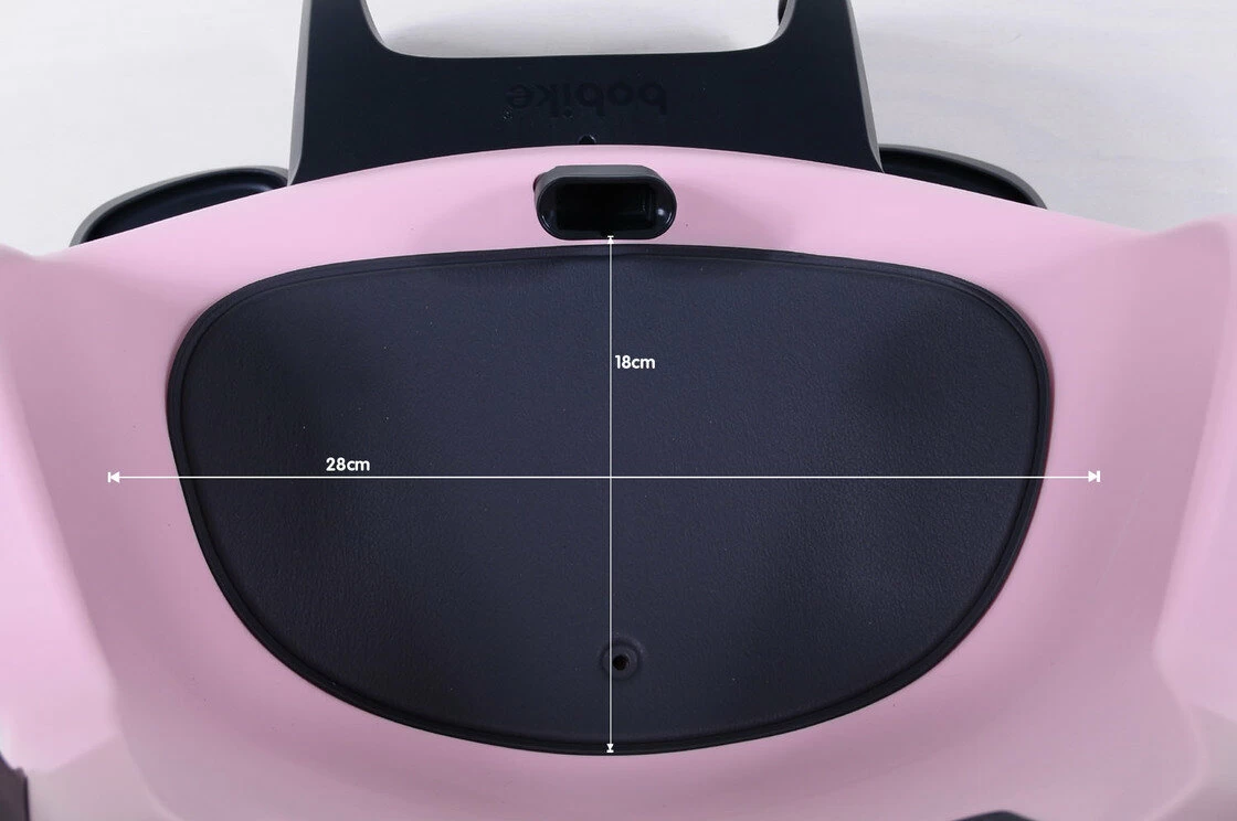 Tylny fotelik rowerowy Bobike Maxi Go - do ramy Cotton Candy Pink