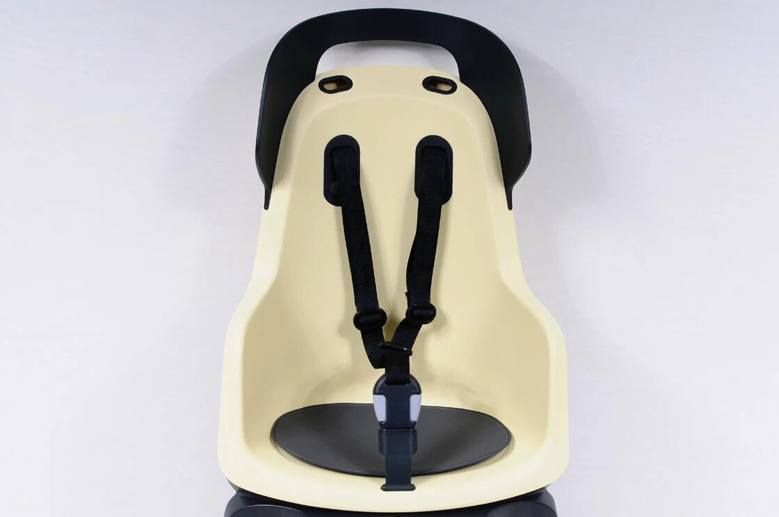 Tylny fotelik rowerowy Bobike Maxi Go - do ramy Lemon Sorbet