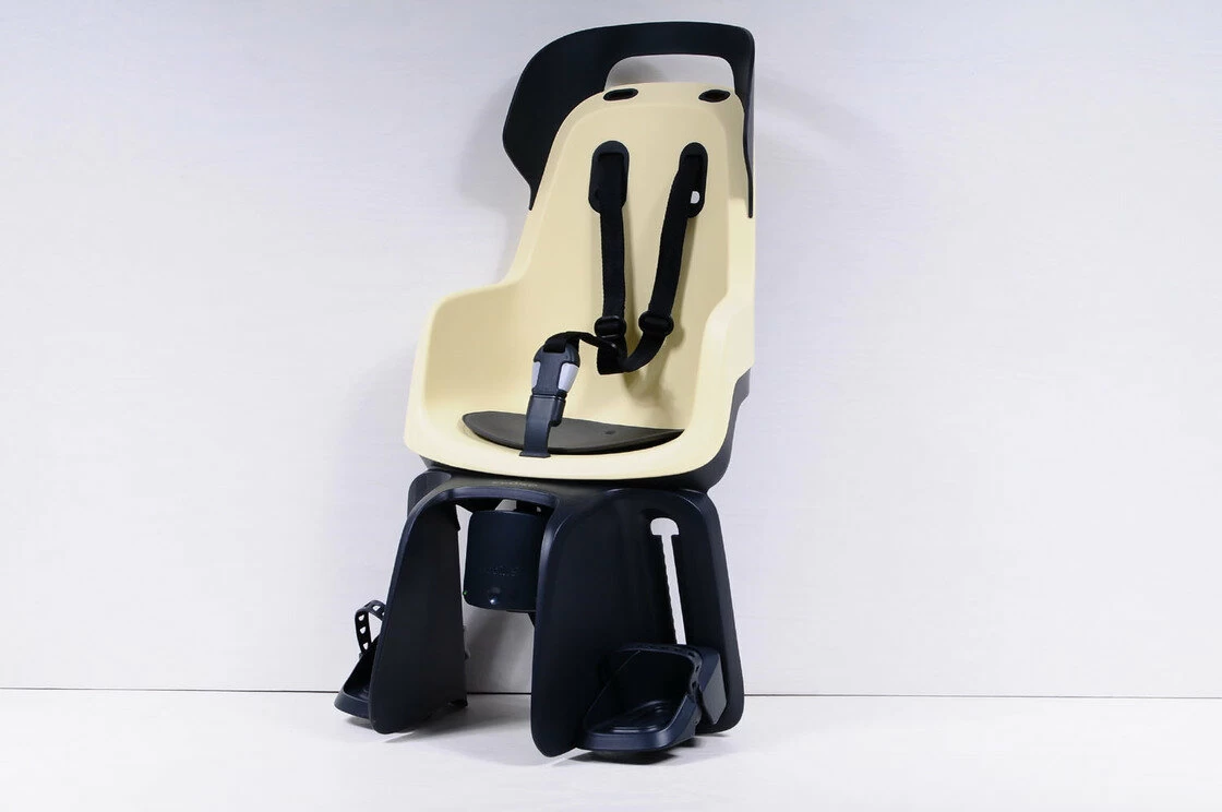 Tylny fotelik rowerowy Bobike Maxi Go - do ramy Lemon Sorbet