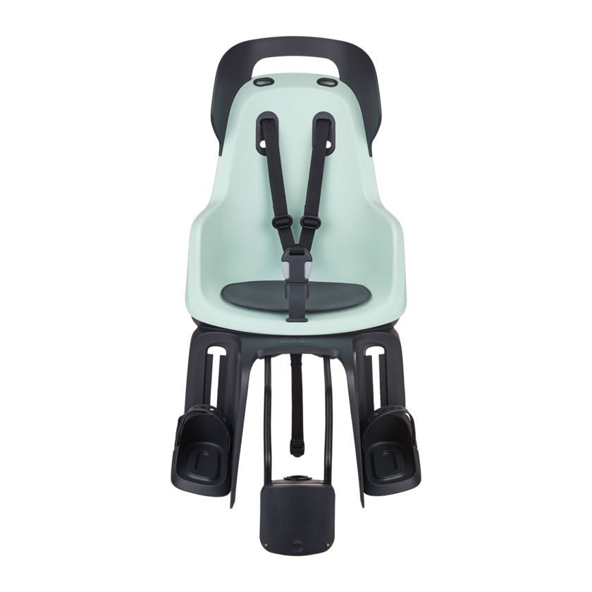 Tylny fotelik rowerowy Bobike Maxi Go - do ramy Marshmallow Mint