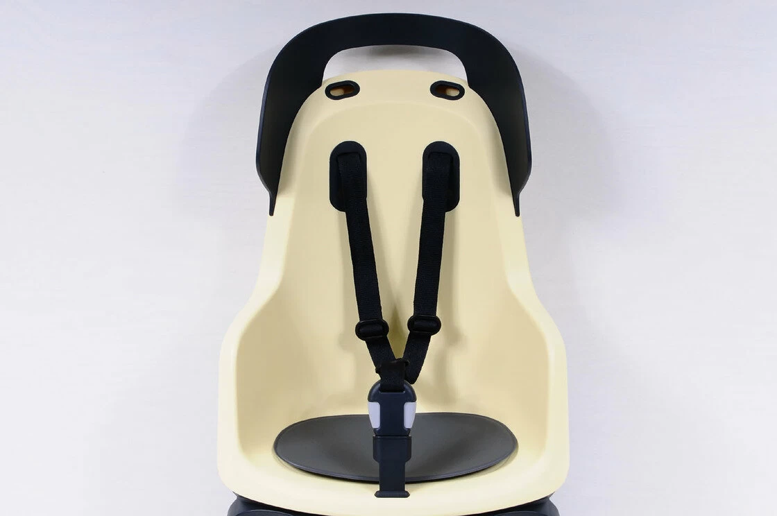 Tylny fotelik rowerowy Bobike Maxi Go - na bagażnik Lemon Sorbet