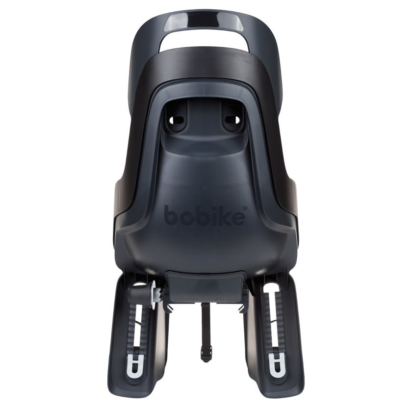 Tylny fotelik rowerowy Bobike Maxi Go - na bagażnik Urban Black
