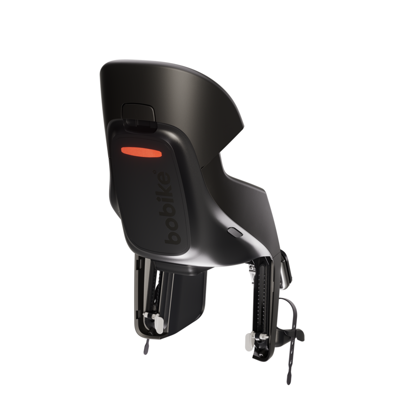 Tylny fotelik rowerowy odchylany Bobike Evolve Maxi Reclinable - do ramy Urban Black