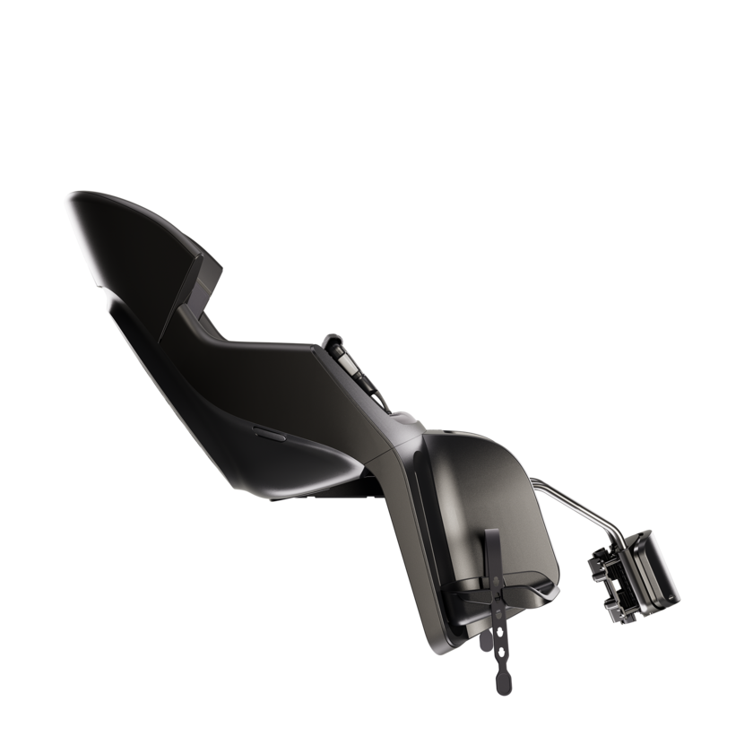 Tylny fotelik rowerowy odchylany Bobike Evolve Maxi Reclinable - do ramy Urban Black